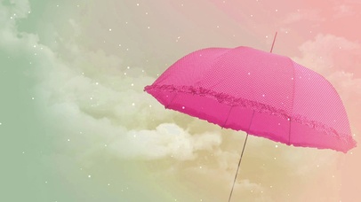 治愈系雨伞壁纸