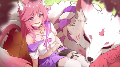 粉狐少女