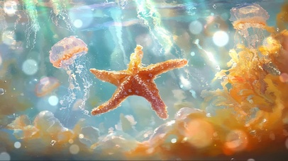 清透海底自然氧气世界