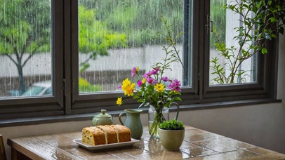【雨景】清澈的雨