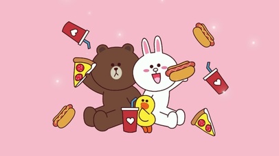 吃货小熊小兔子