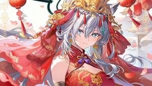 砂狼白子婚纱
