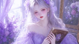 紫裙少女