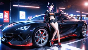 跑车蝴蝶忍亮灯版
