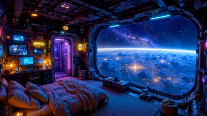 科技太空船舱