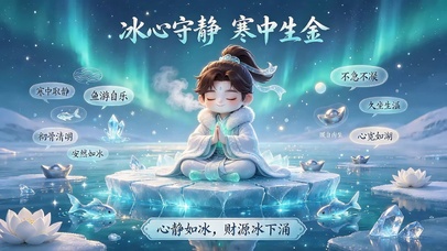 冰心守静，寒中生金