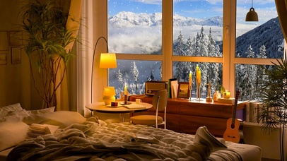 雪山别墅房间