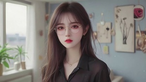 文艺范儿清纯女生