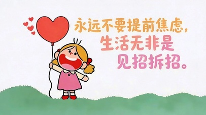 不要提前焦虑