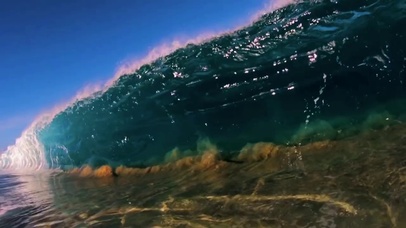4k阳光大海冲浪