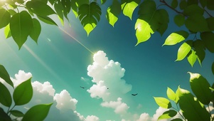 晴空万里