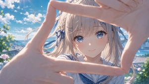 阳光下的JK女孩