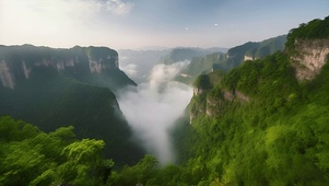 绿色护眼风景