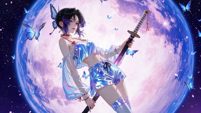 炫彩持剑美女蝴蝶忍