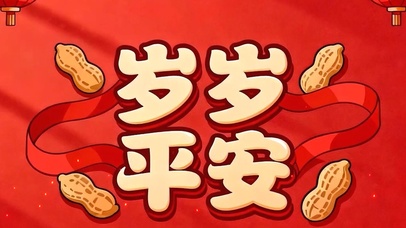 岁岁平安双屏