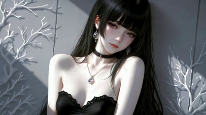 冷艳纯欲美少女
