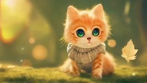 可爱的小猫