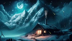 唯美夜空壁纸
