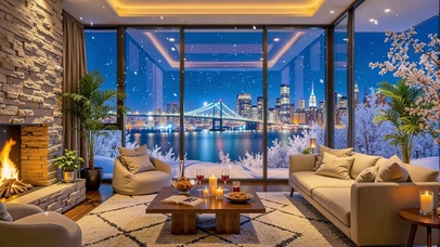 治愈室内江景房