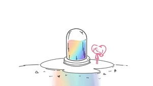 彩虹液体