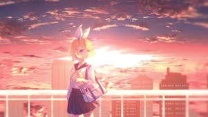 夕阳JK少女
