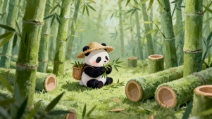 竹林熊猫