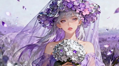花海中女孩