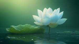 水滴绿荷