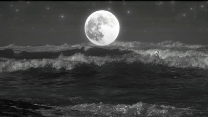 汹涌海上月