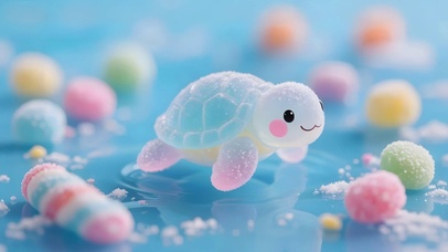 可爱小海龟