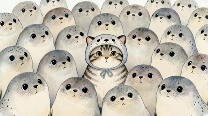 快来找不同（猫咪）