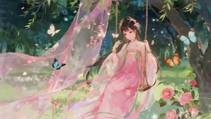 唯美古风女孩