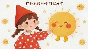 你和太阳一样发光