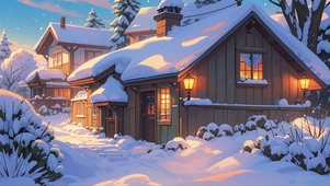 温暖雪屋