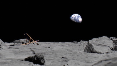 4K月球上看地球