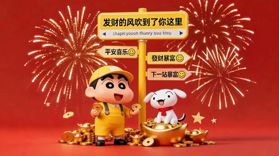 发财的风吹到了你这里