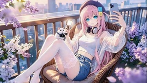 摇滚少女的阳台时光