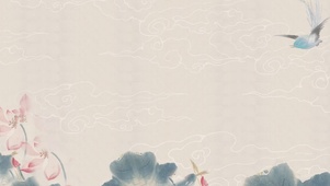 夏日荷花中国风