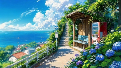 治愈海边贩卖机