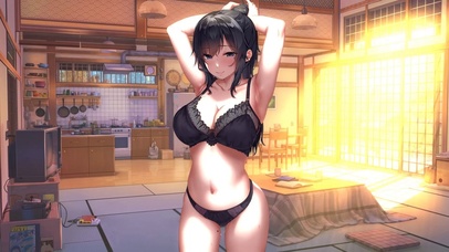 日式客厅少女
