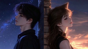 背靠背的浪漫思念