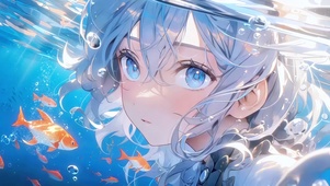 水漾蓝眸