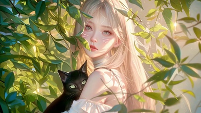 暖阳栖猫