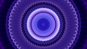 【视觉系】紫色万花筒隧道