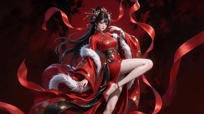 一舞倾红