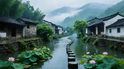 荷塘古镇人家