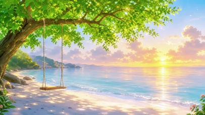 海边秋千