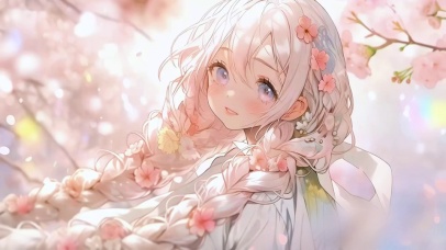 樱花树下