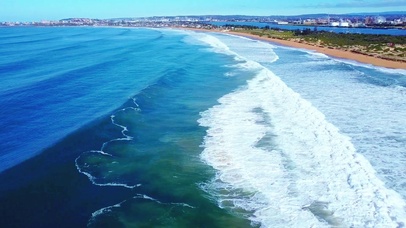 唯美海岸海浪4K