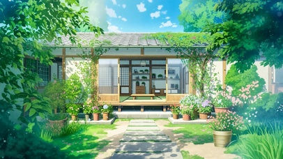 夏天温馨小院
